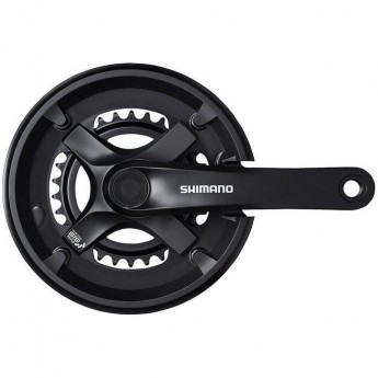 Система SHIMANO TY501, 170 мм, для 2x7/8 скоростей, квадрат, 46/30 Система SHIMANO TY501, 170 мм, для 2x7/8 скоростей, квадрат, 46/30