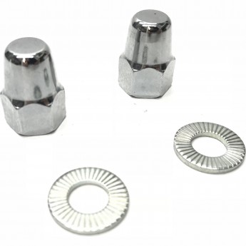 Запчасть к втулкам SHIMANO, гайки M9 (2 штуки), шайбы 2 мм (2 штуки), без упаковки, ASMIM41FNTC